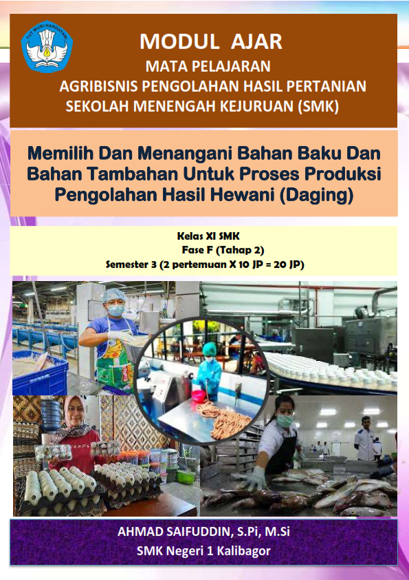 Modul Ajar Agribisnis Pengolahan Hasil Pertanian